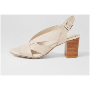 Django & Juliette Simmie Dj Vanilla Leather Vanilla Sandals Womens Shoes Casual Heeled Sandals