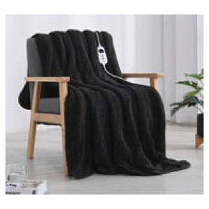 Dreamaker 130 X 160Cm Electric Throw Blanket Grey