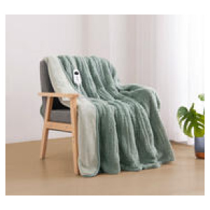 Dreamaker Electric Throw Blanket Green