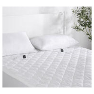 Dreamaker Queen Anti-Allergy Electric Throw Blanket White