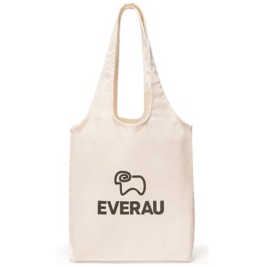 EVERAU® Versatile Hand Carry Shoulder Canvas Tote Bag - Ivory / One Size