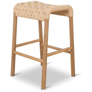 Easton 65cm Bar Stool - Natural by Interior Secrets - AfterPay Available