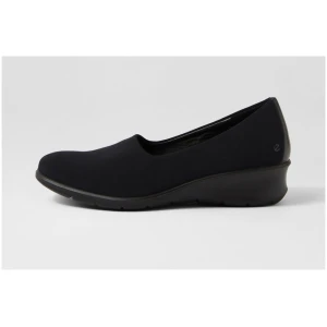 Ecco Felicia Ek Black Textile Black Shoes Womens Shoes Casual Heeled Shoes