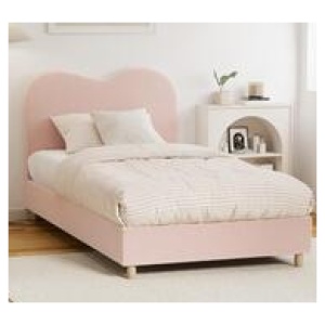 Emelia King Single Bed Frame Pink CS_KS