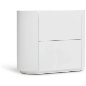 Ex Display - Arnar 60cm Bedside Table - White Oak by Interior Secrets - AfterPay Available
