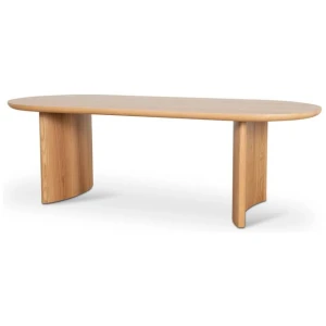 Ex Display - Cardenas 2.4m Dining Table - Natural by Interior Secrets - AfterPay Available