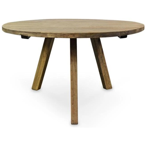 Ex Display - Nena Reclaimed 1.25m Round Wooden Dining Table by Interior Secrets - AfterPay Available
