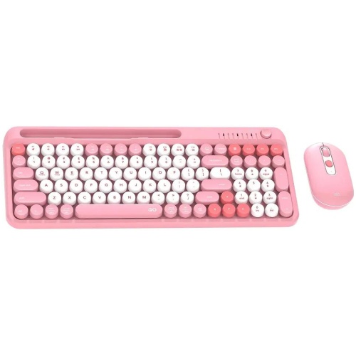 Fantech GO MOCHI101 95% Wireless Keyboard and Mouse Combo - Pink