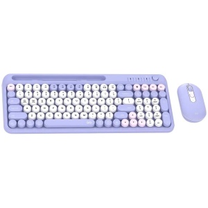 Fantech GO MOCHI101 95% Wireless Keyboard and Mouse Combo - Purple