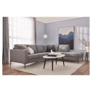 Finlay 5 Seater Modular Sofa With Right Chaise Grey