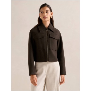 Forever New Women's Eliana Jacket in Chocolate
