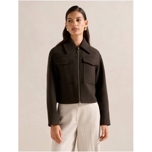 Forever New Women's Eliana Jacket in Chocolate