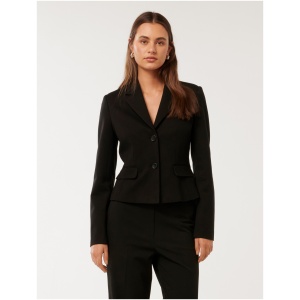 Forever New Women's Elleanor Two Button Blazer Jacket in Black