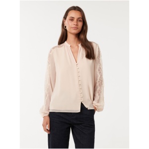 Forever New Women's Lucinda Lace Blouse in Sparkling
