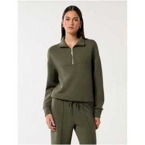 Forever New Women's Lya Lounge Jumper in Olive Green