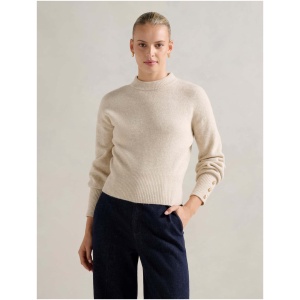Forever New Women's Millie Crew Neck Jumper in Oat