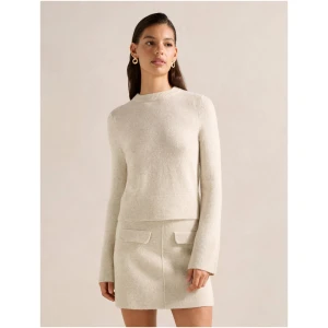 Forever New Women's Natalie Knit Sweater Co-Ord in Oat