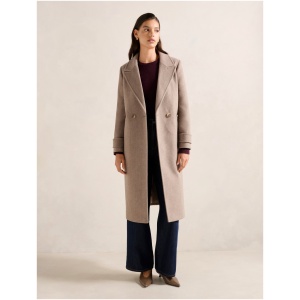 Forever New Women's Penelope DB Coat in Maple Marle