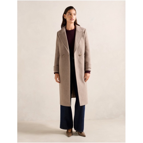 Forever New Women's Penelope DB Coat in Maple Marle