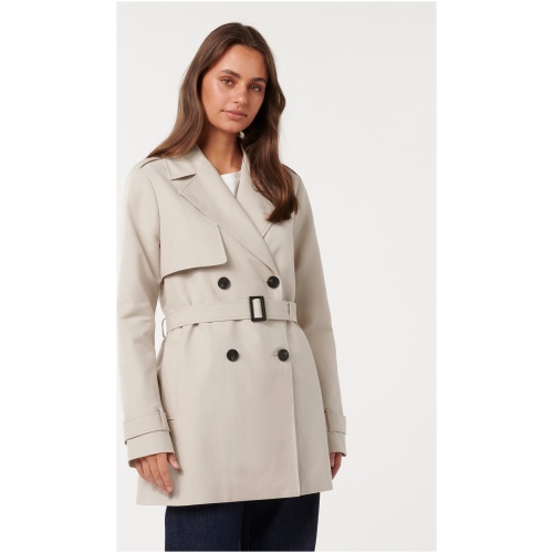 Forever New Women's Rhea Trench Coat in Neutral