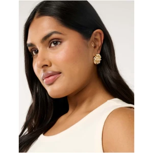 Forever New Women's Signature Selene Shell Earrings in Gold/Pearl