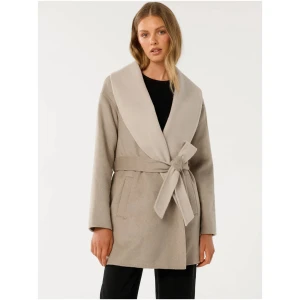 Forever New Women's Stephanie Felled Coat in Neutral