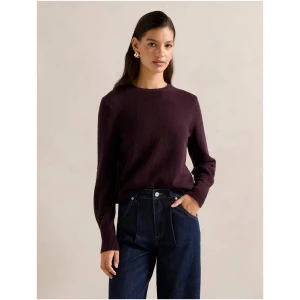 Forever New Women's Tallulah Crew Neck Jumper in Grape Punch