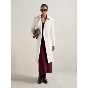 Forever New Women's Tayla Petite Trench Coat in Stone