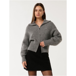 Forever New Women's Tori Knitted Jacket in Grey