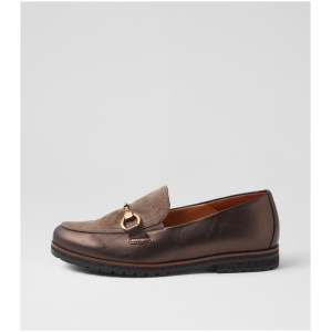 Gabor Vaani Ga Bronze Mohair Leather Suede Bronze Mohair Shoes Womens Shoes Casual Flat Shoes