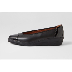 Gabor Yvonne Schwarz Leather Schwarz Shoes Womens Shoes Comfort Heeled Shoes