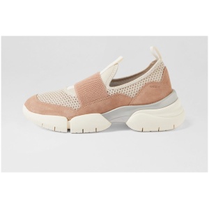 Geox D Adacter W B Ge Sand/Dk Skin Suede Mix Sand/Dk Skin Sneakers Womens Shoes Casual Casual Sneakers