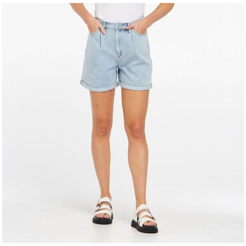 Girlfriend Relaxed Short Light Denim