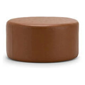 Haley Round Ottoman Brown
