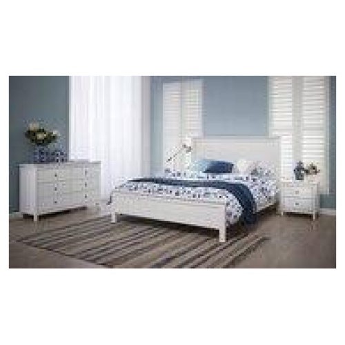 Hamilton Queen Bedroom Package With Chest Of 6 Drawers White