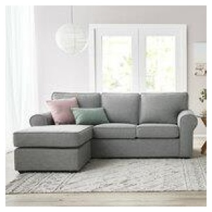 Hampton 3 Seater Chaise Sofa Grey