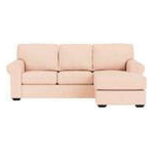 Hampton 3 Seater Chaise Sofa Pink