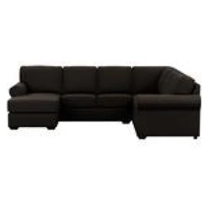 Hampton 6 Seater Modular Sofa With Left Chaise Grey