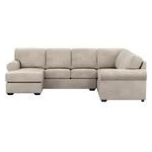 Hampton 6 Seater Modular Sofa With Left Chaise Neutral