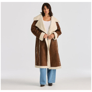 Heather Sherpa Coat