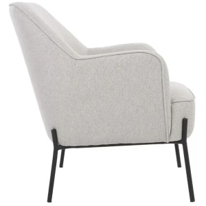 Hugo upholstered armchair ivory