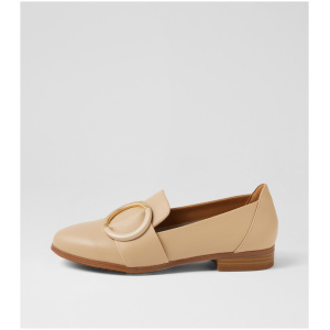 Hush Puppies Lexy Hp Latte Leather Latte Shoes Womens Shoes Casual Flat Shoes