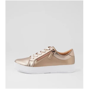 Hush Puppies Virtue Hp Soft Bronze Leather Soft Bronze Sneakers Womens Shoes Casual Casual Sneakers