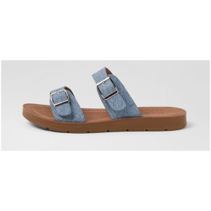 I Love Billy Melton Il Blue Denim Smooth Blue Denim Sandals Womens Shoes Casual Sandals Flat Sandals