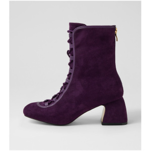 I Love Billy Pimmie Il Purple Purple Microsuede Smooth Purple Purple Boots Womens Shoes Ankle Boots