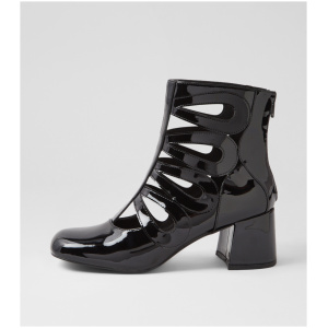 I Love Billy Soopho Il Black Patent Pu Black Boots Womens Shoes Ankle Boots
