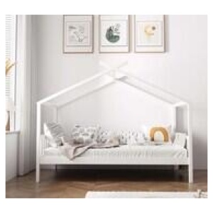 Iggy House Single Kids Bed White