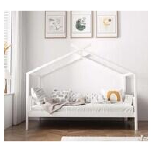 Iggy House Single Kids Bed White
