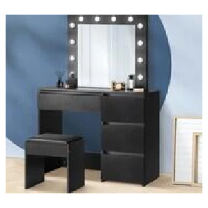 Janet Dressing Table Set Black