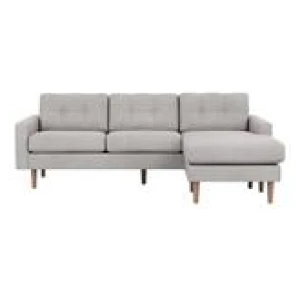 Jazz 3 Seater Chaise Sofa Purple